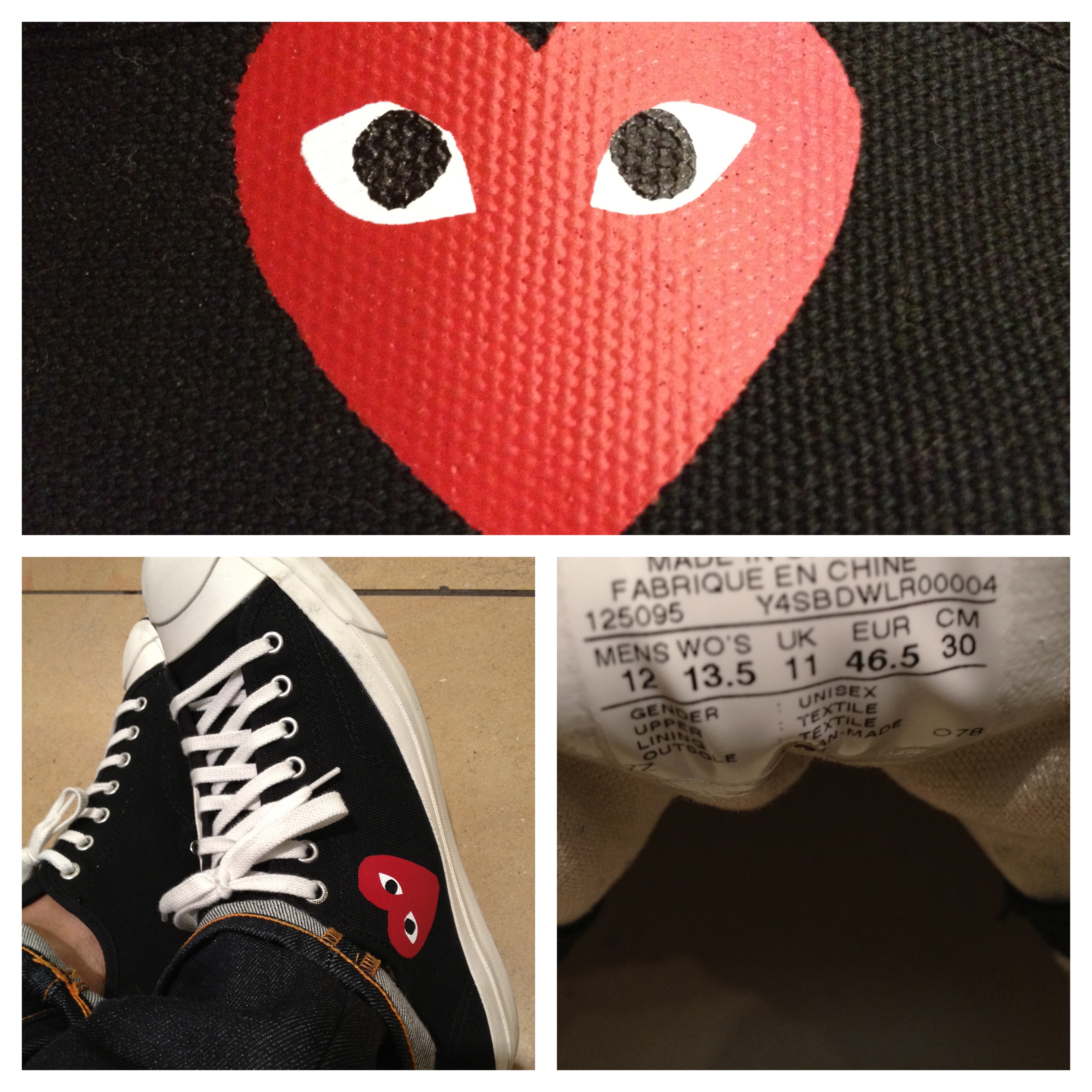 size 12 cdg converse
